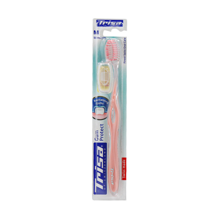 مسواک تریزا مدل گام پروتکت GUM PROTECT با برس متوسط MEDIUM