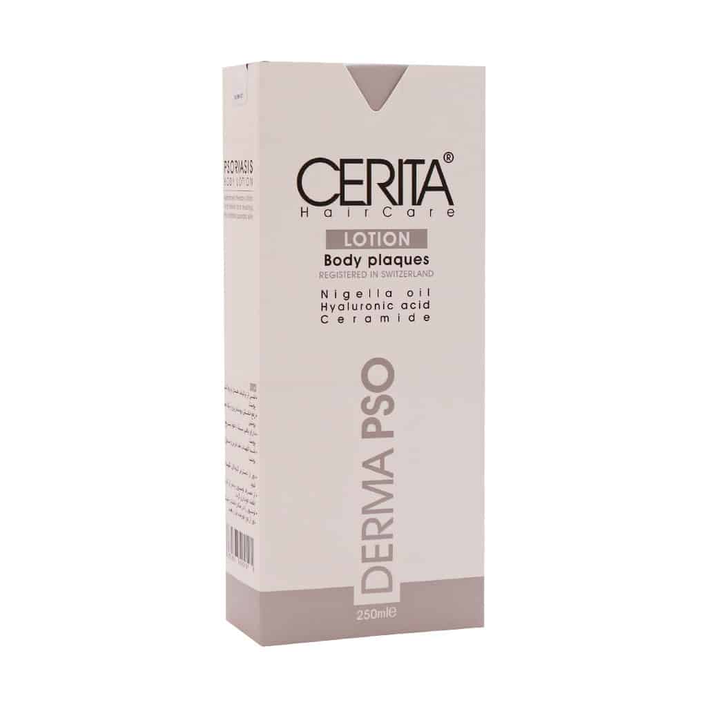 لوسیون بدن پسوریازیس سریتا مدل Derma PSO