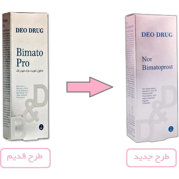 محلول تقویت کننده مژه مدل نوربیماتو پرو Nor Bimato Prost دئودراگ
