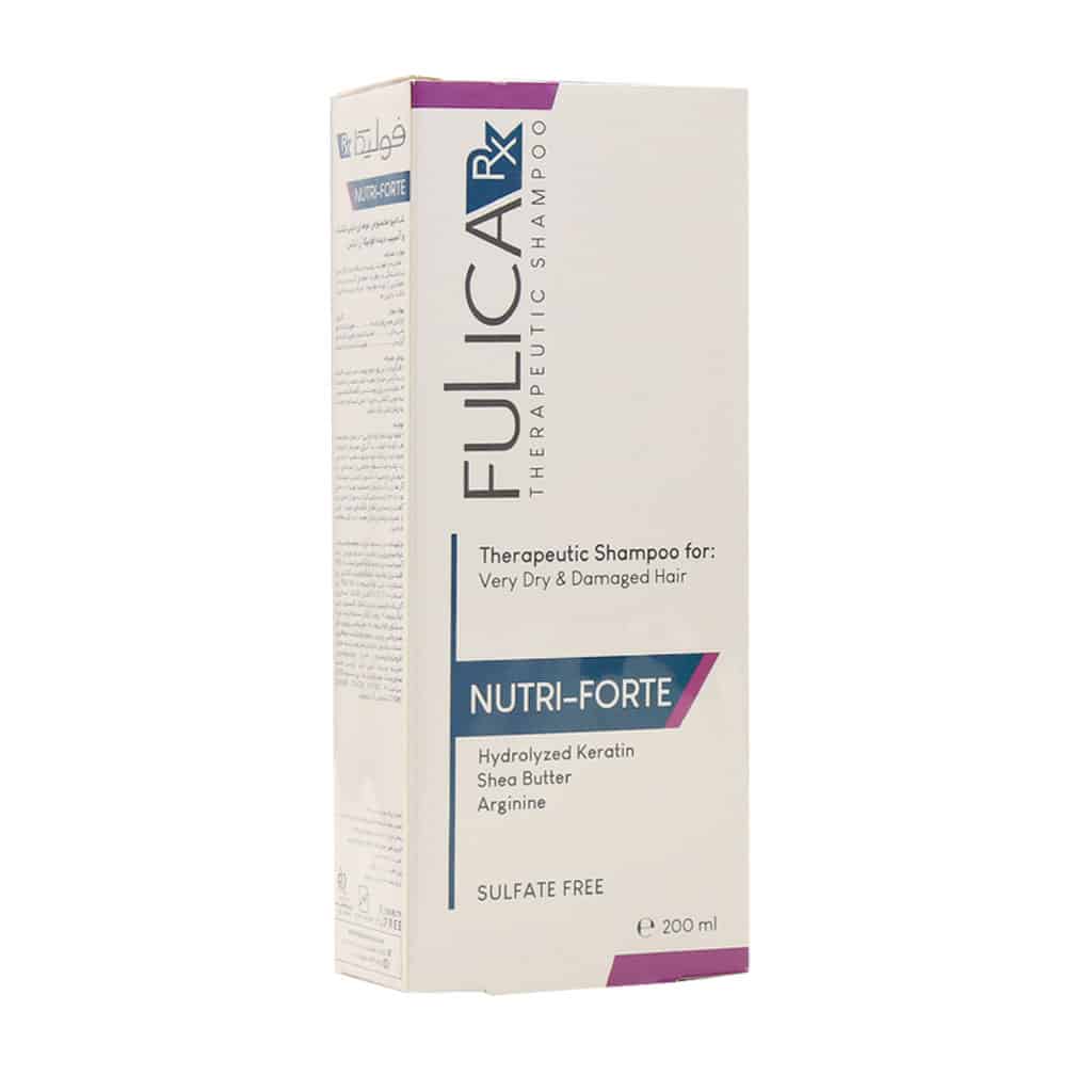 شامپو تقویت کننده و ترمیم کننده مو فولیکا مدل NUTRI-FORTE  بانو1